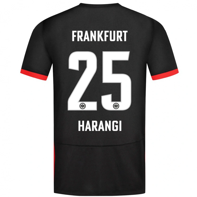 Danxenレディースアイデン・ジョシュア・ハランギ#25黒アウェイシャツ2024/25ジャージーユニフォーム