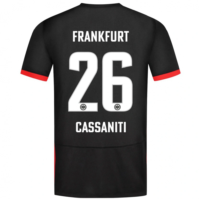 Danxenレディースニノ・カサニティ#26黒アウェイシャツ2024/25ジャージーユニフォーム