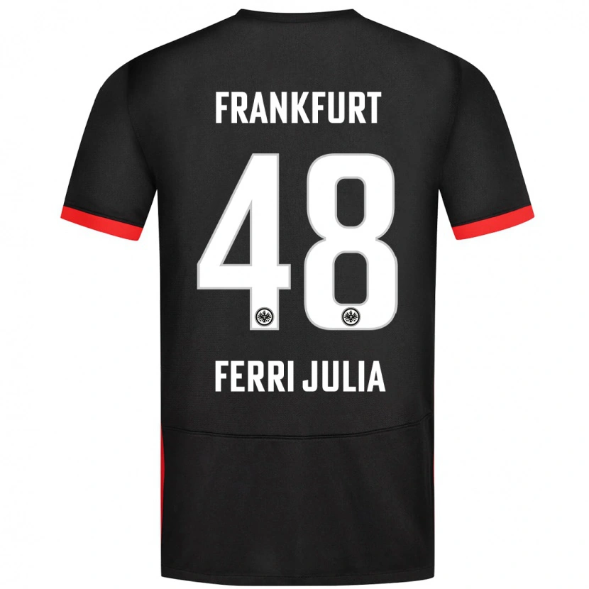 Danxenレディースナチョ・フェリ#48黒アウェイシャツ2024/25ジャージーユニフォーム