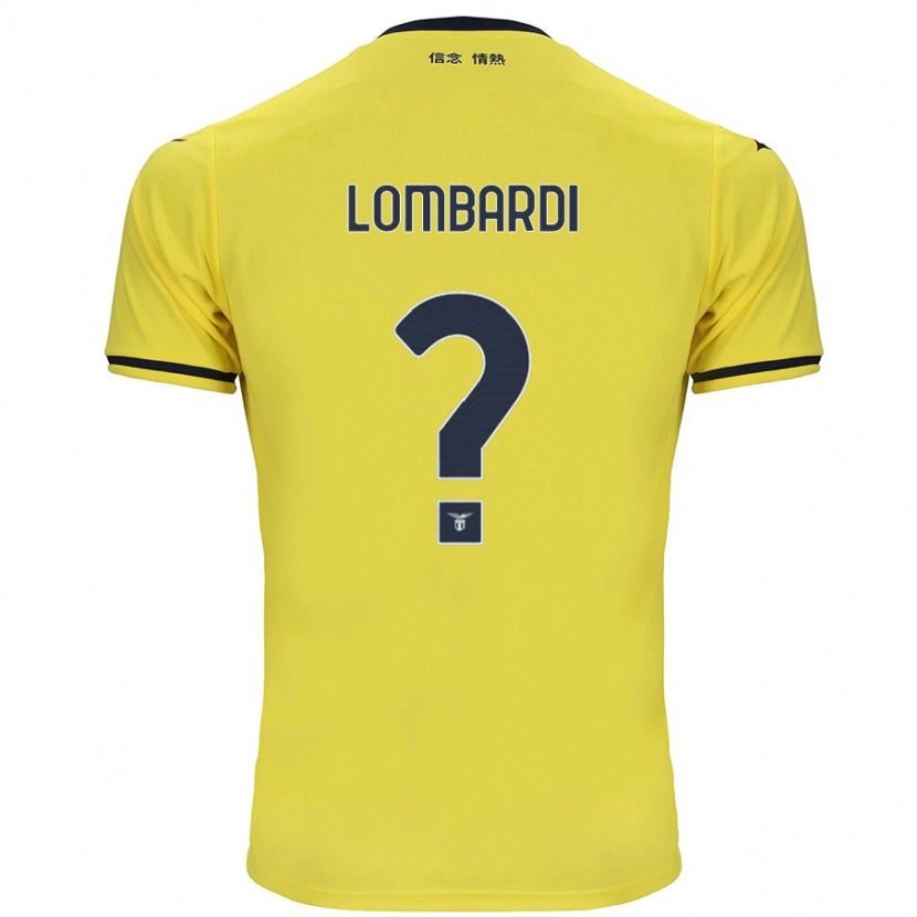 DanxenレディースPierlorenzo Lombardi#0黄アウェイシャツ2024/25ジャージーユニフォーム