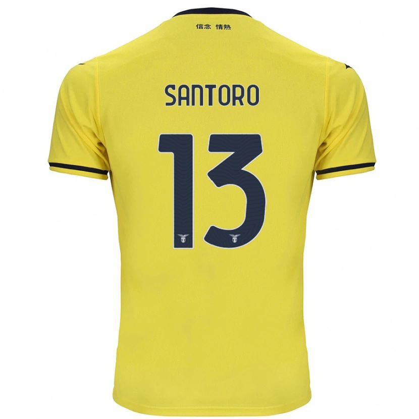 DanxenレディースMartina Santoro#13黄アウェイシャツ2024/25ジャージーユニフォーム