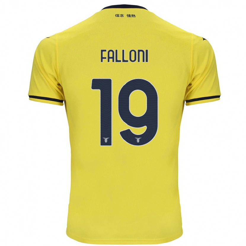 DanxenレディースLudovica Falloni#19黄アウェイシャツ2024/25ジャージーユニフォーム