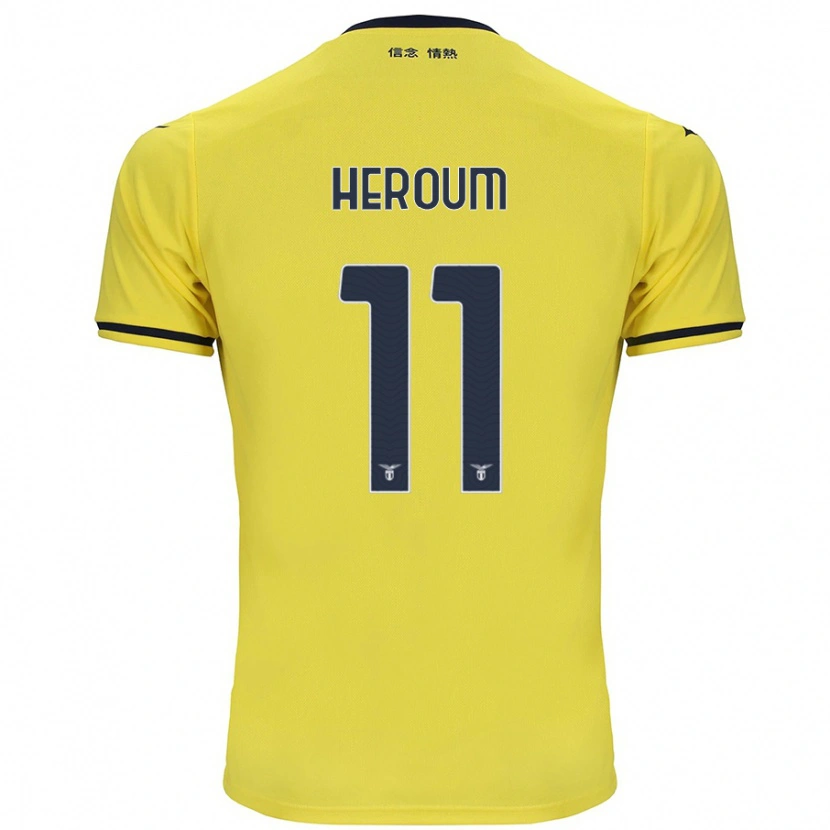 DanxenレディースNora Heroum#11黄アウェイシャツ2024/25ジャージーユニフォーム