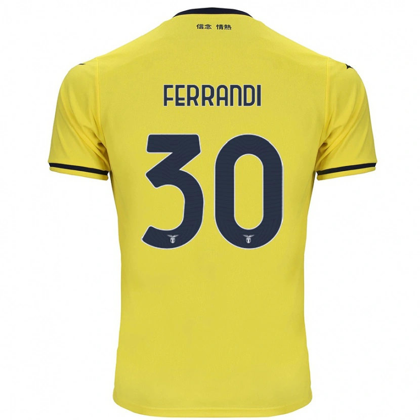 Danxenレディースジュリア・フェランディ#30黄アウェイシャツ2024/25ジャージーユニフォーム