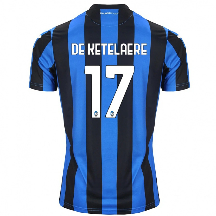 Danxenキッズチャールズ・デ・ケテラエル#17青黒ホームシャツ2024/25ジャージーユニフォーム