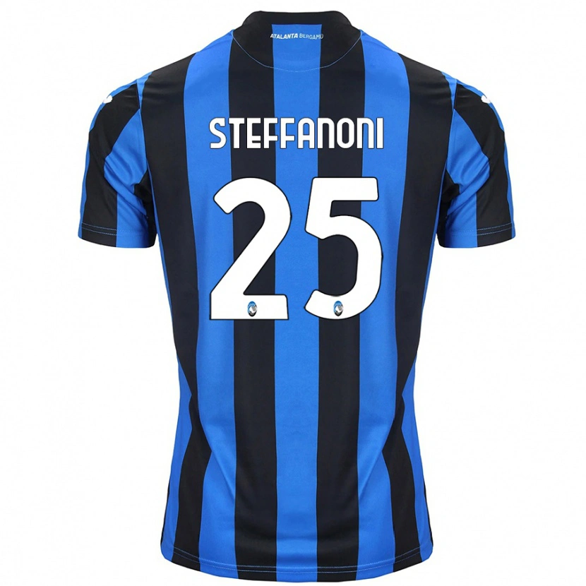 DanxenキッズFederico Steffanoni#25青黒ホームシャツ2024/25ジャージーユニフォーム