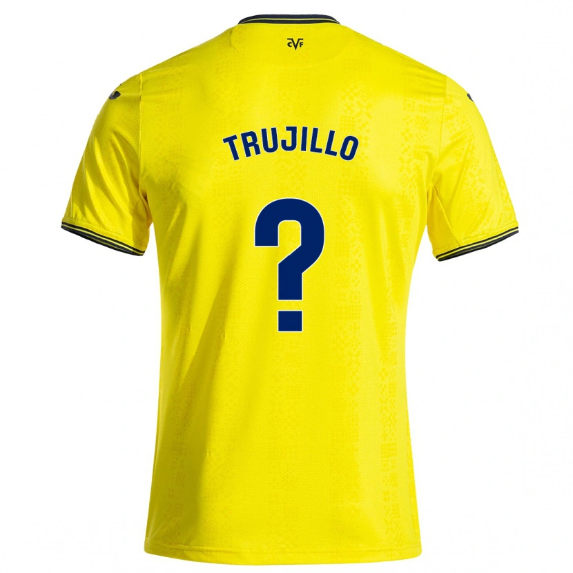 DanxenキッズJairo Trujillo#0黄 黒ホームシャツ2024/25ジャージーユニフォーム