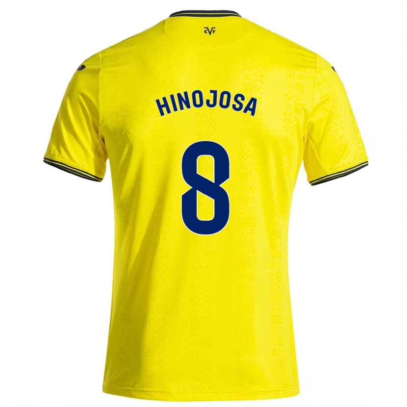 DanxenキッズSergio Hinojosa#8黄 黒ホームシャツ2024/25ジャージーユニフォーム