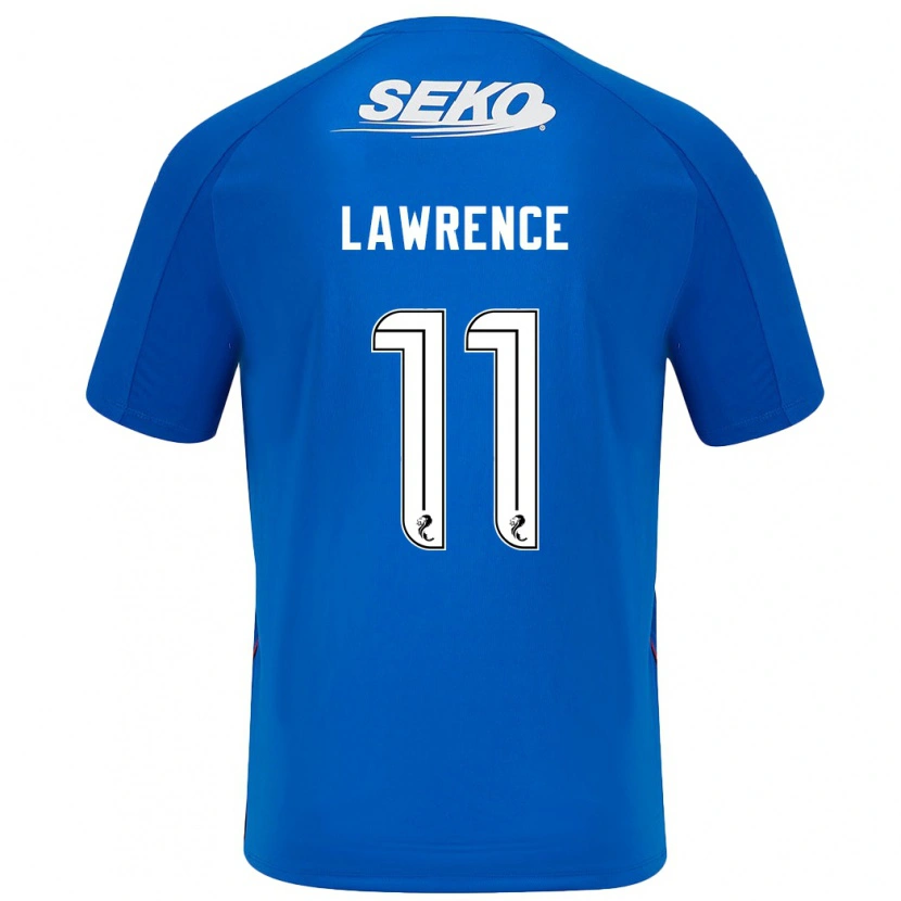 Danxenキッズトム・ローレンス#11ダークブルーホームシャツ2024/25ジャージーユニフォーム