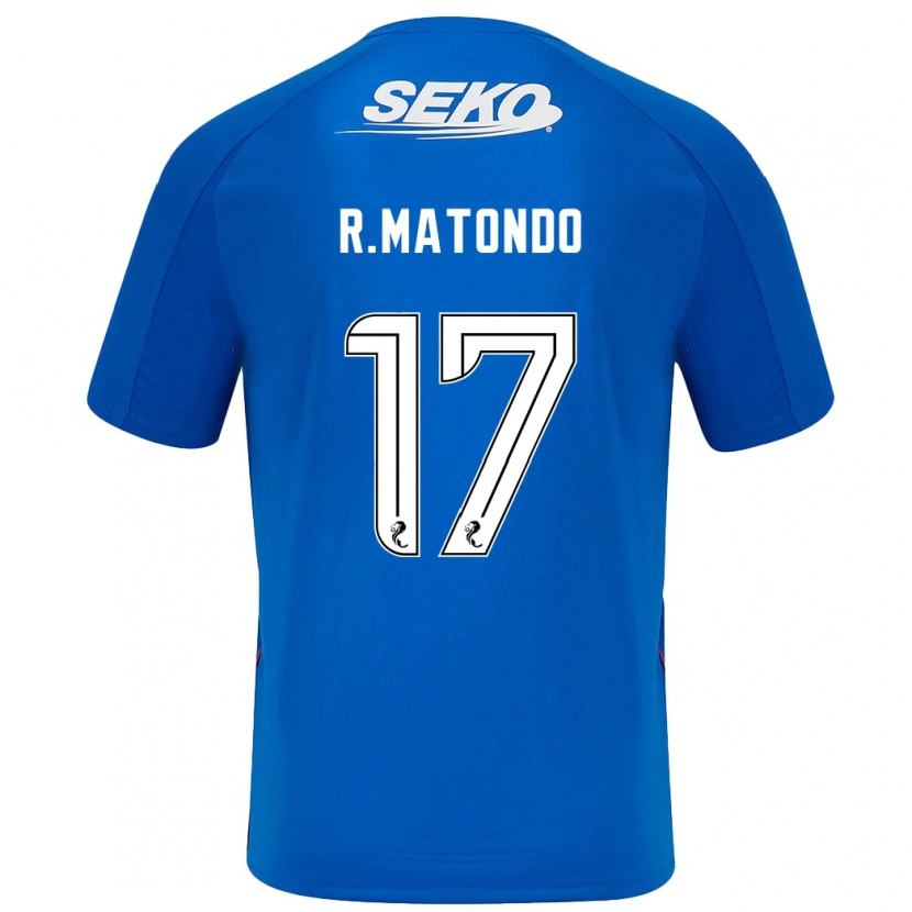 Danxenキッズラビ・マトンド#17ダークブルーホームシャツ2024/25ジャージーユニフォーム