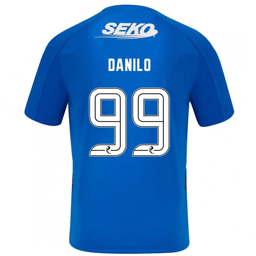 Danxenキッズダニーロ・ルイス・ダ・シウバ#99ダークブルーホームシャツ2024/25ジャージーユニフォーム
