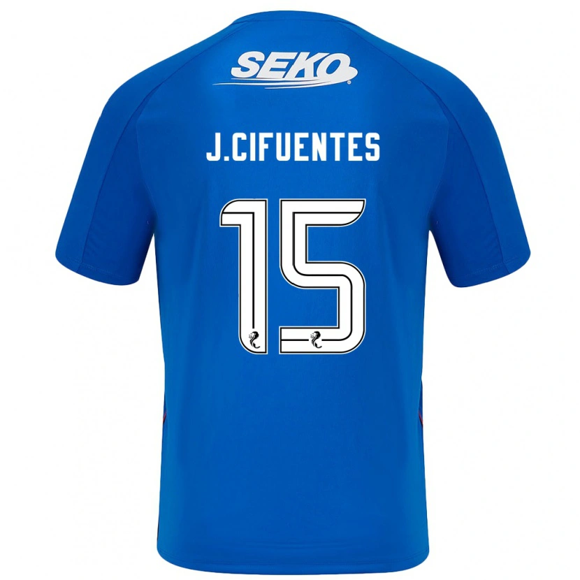 Danxenキッズホセ・シフエンテス#15ダークブルーホームシャツ2024/25ジャージーユニフォーム