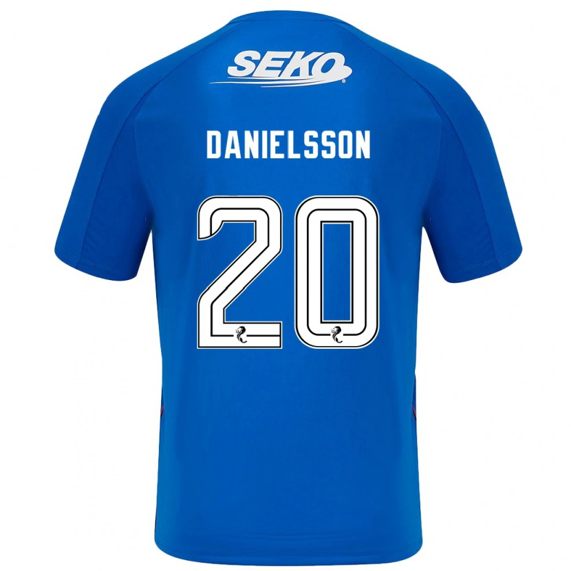 Danxenキッズジェニー・ダニエルソン#20ダークブルーホームシャツ2024/25ジャージーユニフォーム