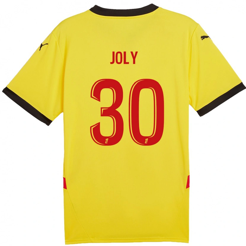 Danxenキッズブランディーヌ・ジョリー#30黄 赤ホームシャツ2024/25ジャージーユニフォーム