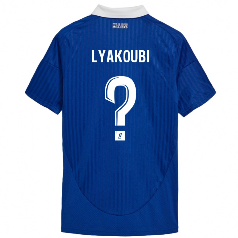 Danxenキッズヤコビのメダル#0ブルーホワイトホームシャツ2024/25ジャージーユニフォーム