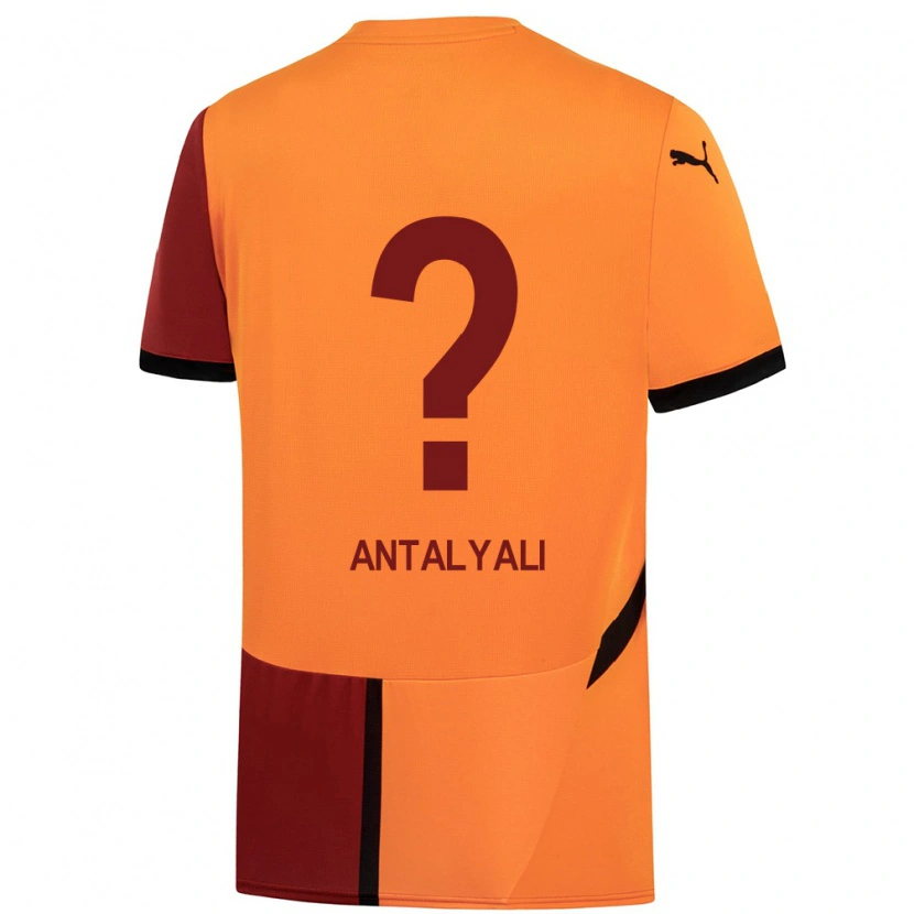Danxenキッズタイラン・アンタルヤル#0黄 赤ホームシャツ2024/25ジャージーユニフォーム