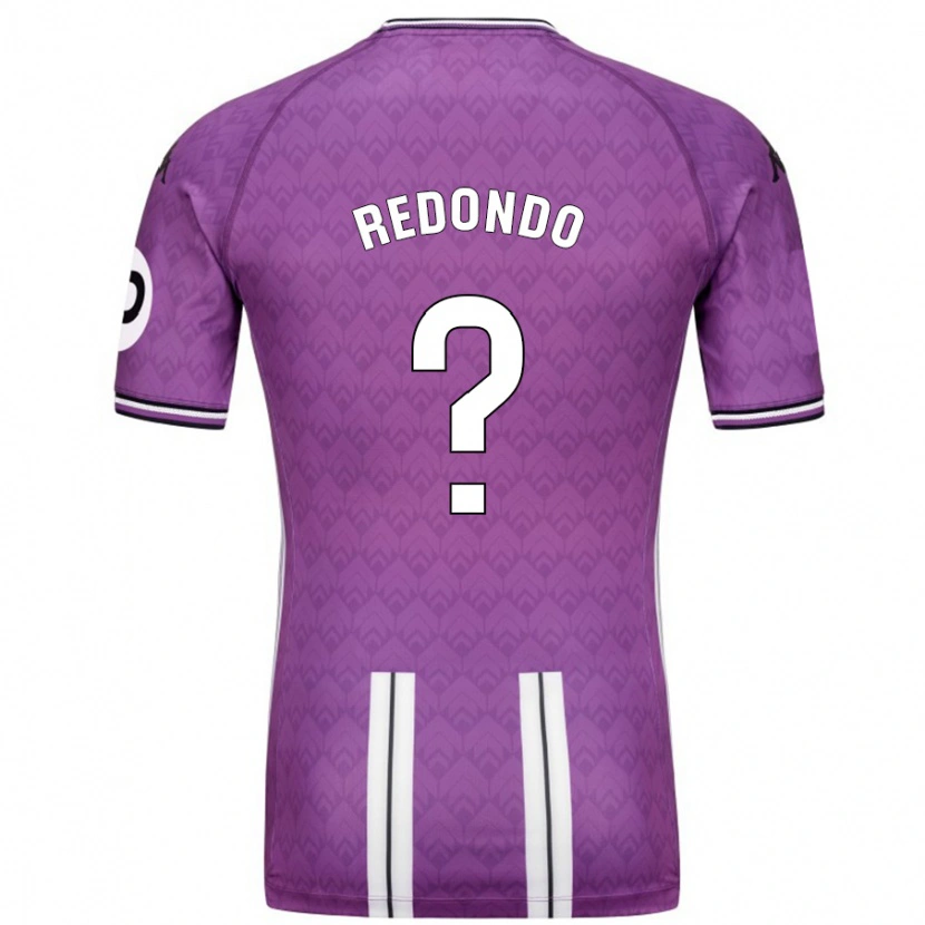 DanxenキッズMiguel Redondo#0紫 白ホームシャツ2024/25ジャージーユニフォーム