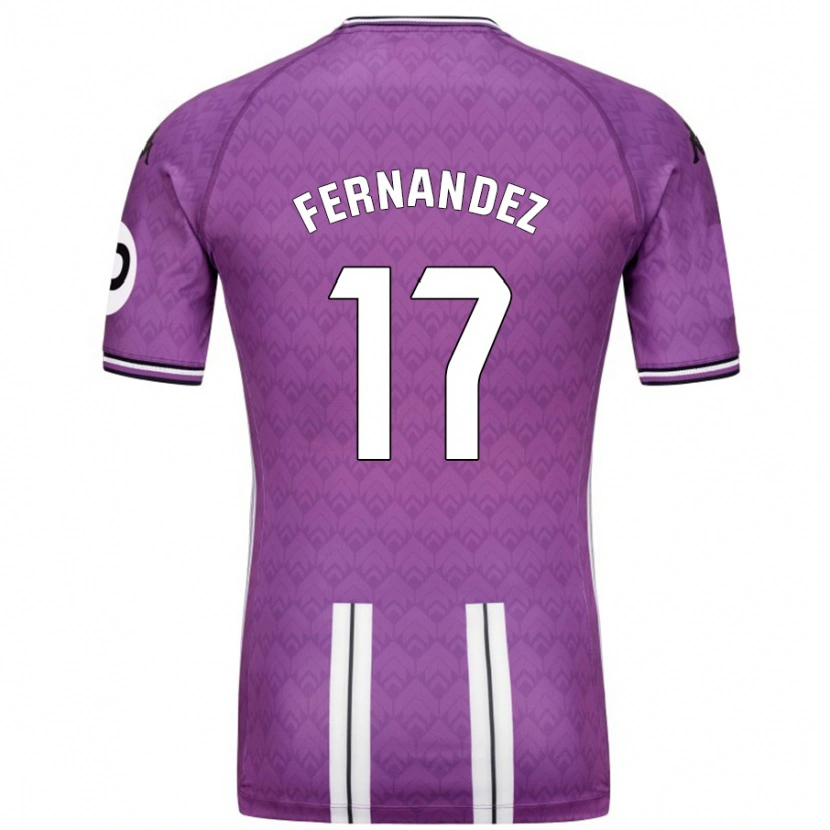 Danxenキッズダニ・フェルナンデス#17紫 白ホームシャツ2024/25ジャージーユニフォーム