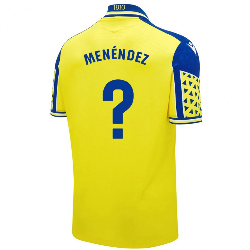 DanxenキッズJaime Menéndez#0黄 青ホームシャツ2024/25ジャージーユニフォーム