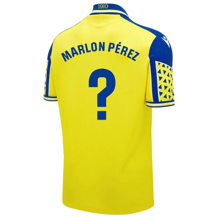 DanxenキッズMarlon Pérez#0黄 青ホームシャツ2024/25ジャージーユニフォーム