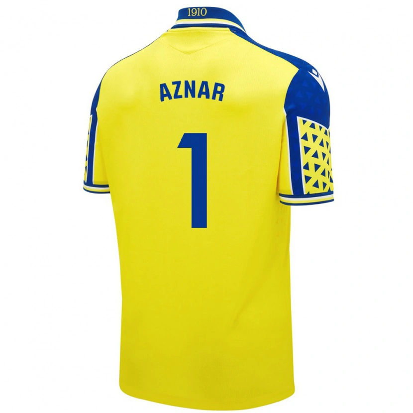 DanxenキッズVictor Aznar#1黄 青ホームシャツ2024/25ジャージーユニフォーム