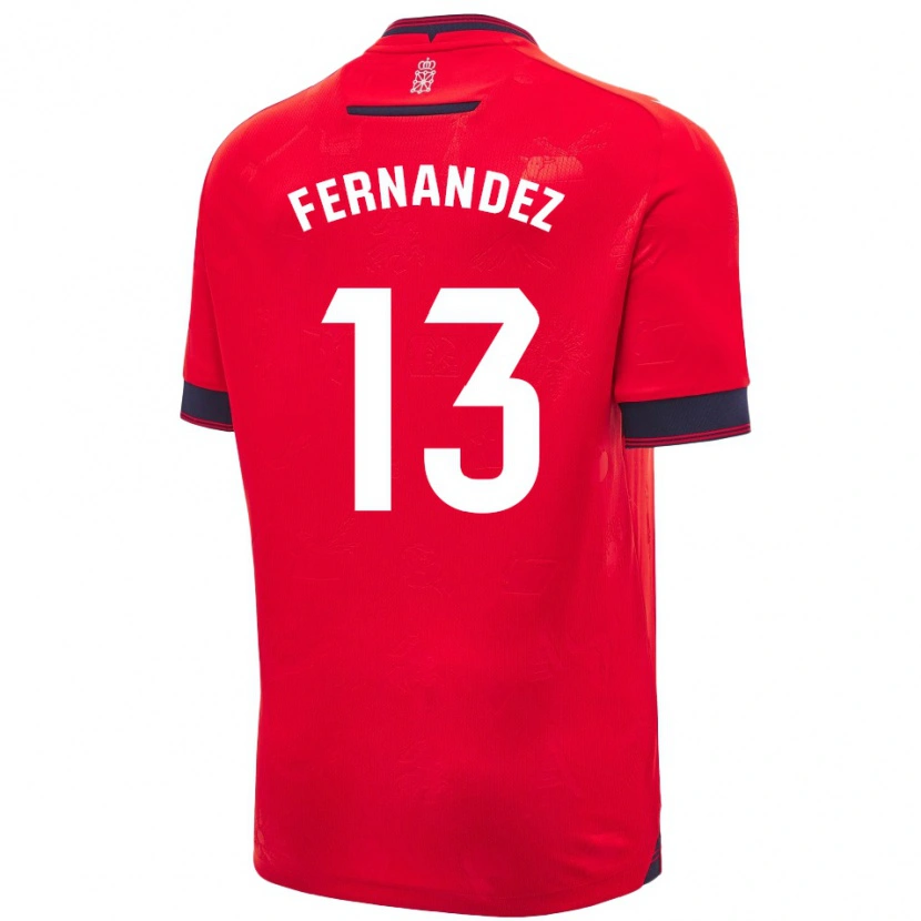 Danxenキッズアイトール・フェルナンデス・アバリスケ#13赤 白ホームシャツ2024/25ジャージーユニフォーム
