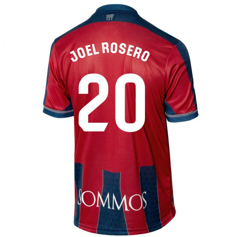 Danxenキッズアレクシス・ジョエル・ロセロ#20赤 青ホームシャツ2024/25ジャージーユニフォーム