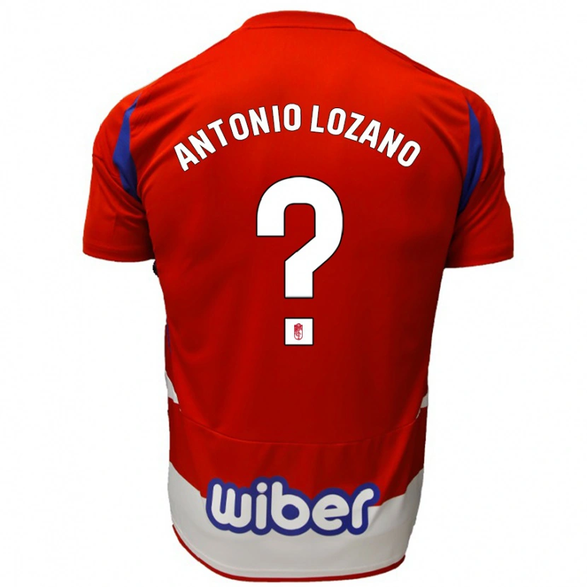 DanxenキッズJosé Antonio Lozano#0赤 白 青ホームシャツ2024/25ジャージーユニフォーム