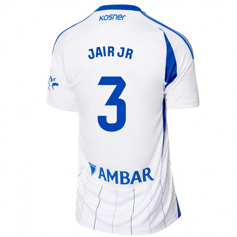 Danxenキッズジャイール・アマドール#3赤 白ホームシャツ2024/25ジャージーユニフォーム