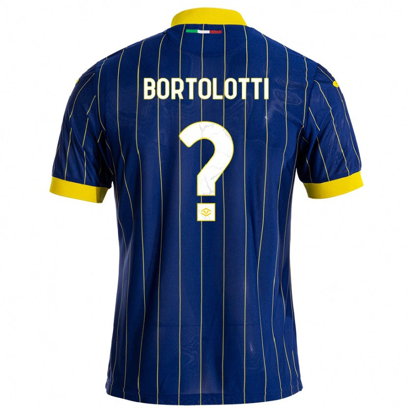 DanxenキッズMarco Bortolotti#0青 黄ホームシャツ2024/25ジャージーユニフォーム