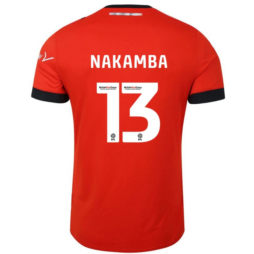 Danxenキッズマーヴェラス・ナカンバ#13オレンジ ブラックホームシャツ2024/25ジャージーユニフォーム