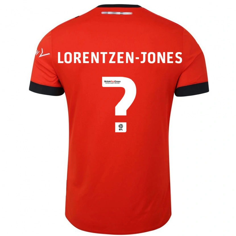 Danxenキッズジャック・ローレンツェン・ジョーンズ#0オレンジ ブラックホームシャツ2024/25ジャージーユニフォーム
