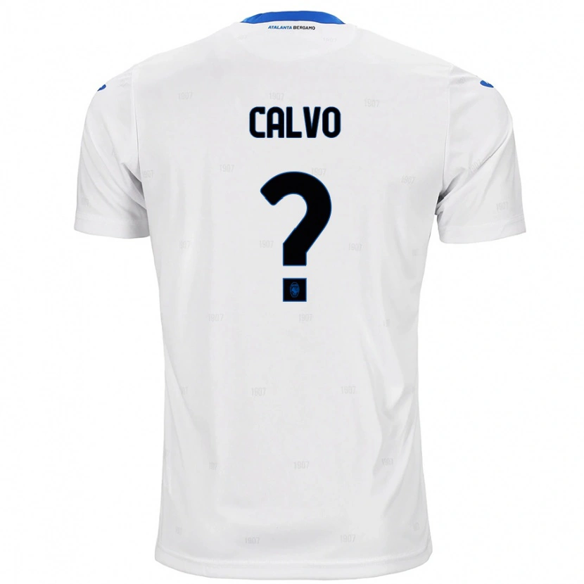 DanxenキッズFilippo Calvo#0白アウェイシャツ2024/25ジャージーユニフォーム