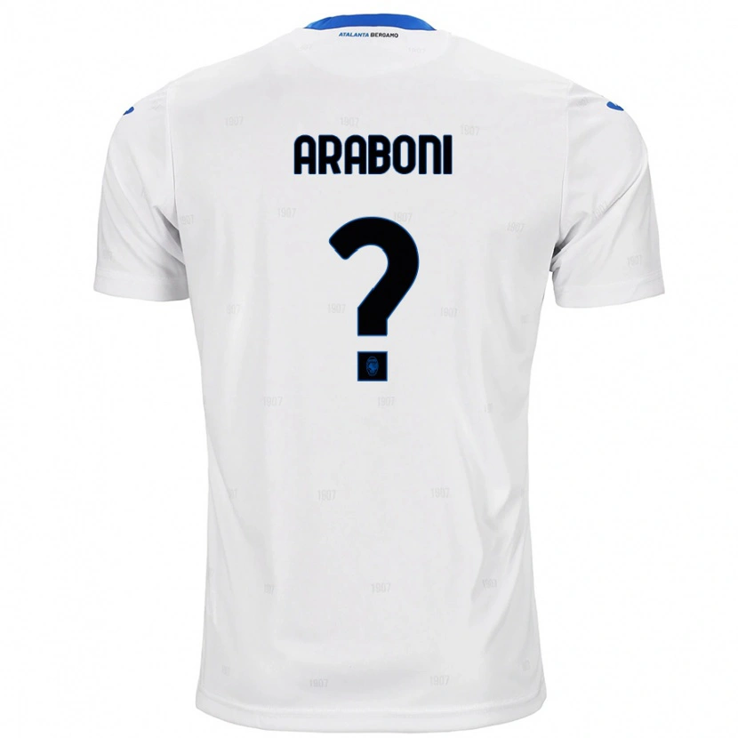 DanxenキッズSebastiano Araboni#0白アウェイシャツ2024/25ジャージーユニフォーム