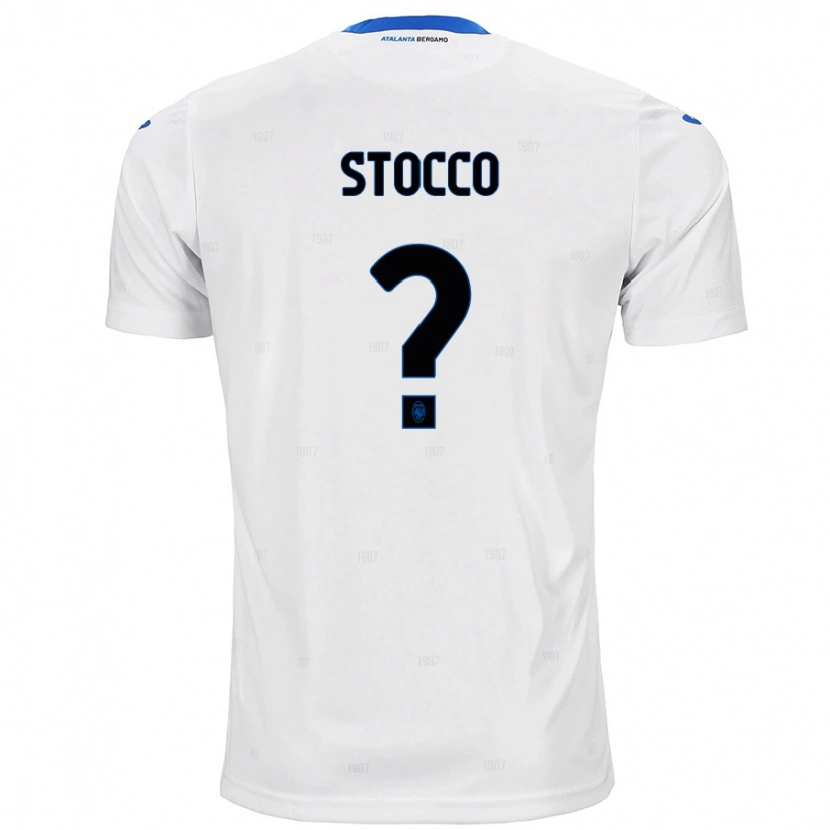 DanxenキッズPietro Stocco#0白アウェイシャツ2024/25ジャージーユニフォーム