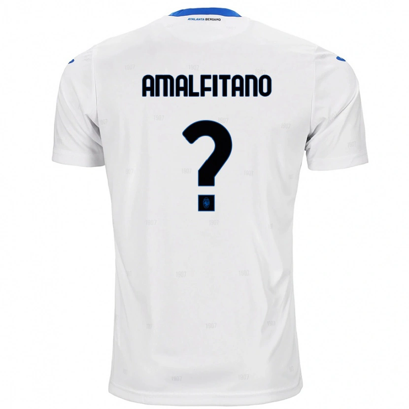 DanxenキッズNicolò Amalfitano#0白アウェイシャツ2024/25ジャージーユニフォーム