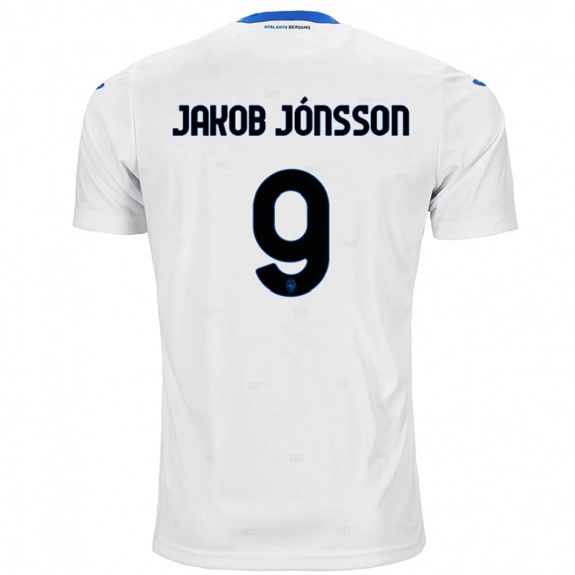 Danxenキッズビルキル・ジェイコブ・ヨンソン#9白アウェイシャツ2024/25ジャージーユニフォーム