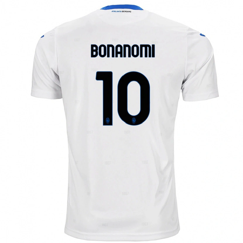 Danxenキッズアンドレア・ボナノミ#10白アウェイシャツ2024/25ジャージーユニフォーム