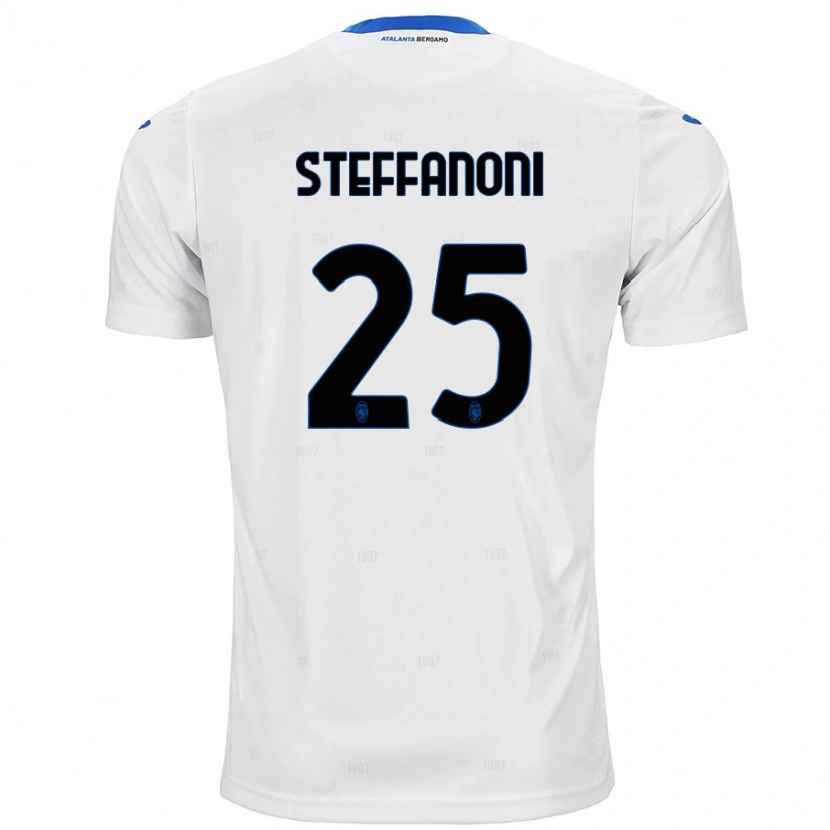DanxenキッズFederico Steffanoni#25白アウェイシャツ2024/25ジャージーユニフォーム