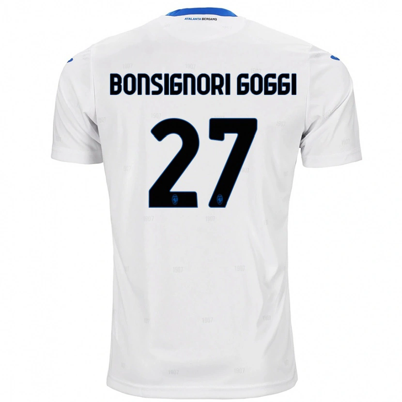 DanxenキッズLorenzo Bonsignori Goggi#27白アウェイシャツ2024/25ジャージーユニフォーム