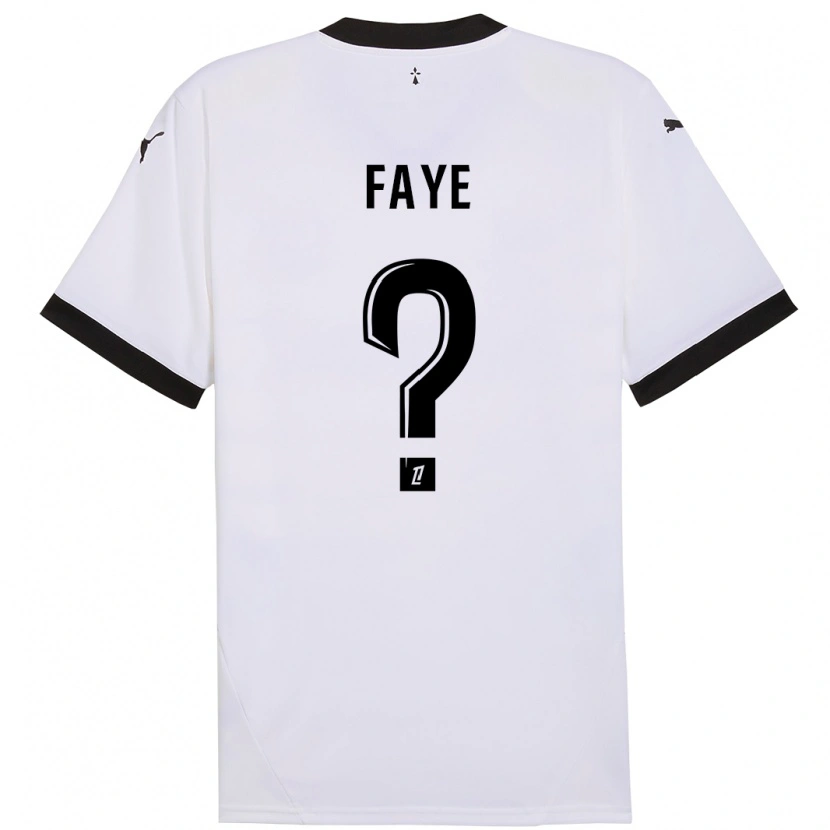 Danxenキッズミカイル・ファイ#0白 黒アウェイシャツ2024/25ジャージーユニフォーム