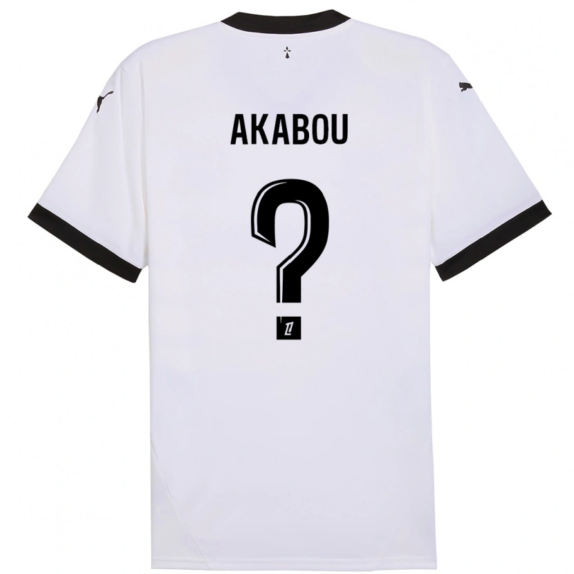 Danxenキッズアユーブ・アカブ#0白 黒アウェイシャツ2024/25ジャージーユニフォーム