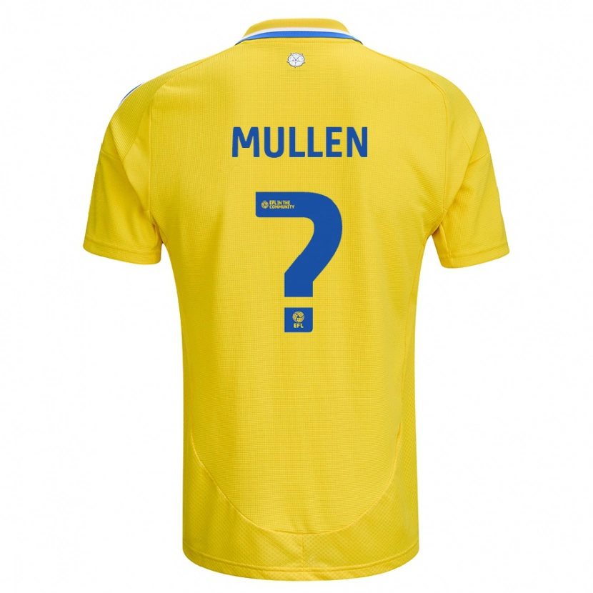 DanxenキッズJeremiah Chilokoa-Mullen#0黄 青アウェイシャツ2024/25ジャージーユニフォーム
