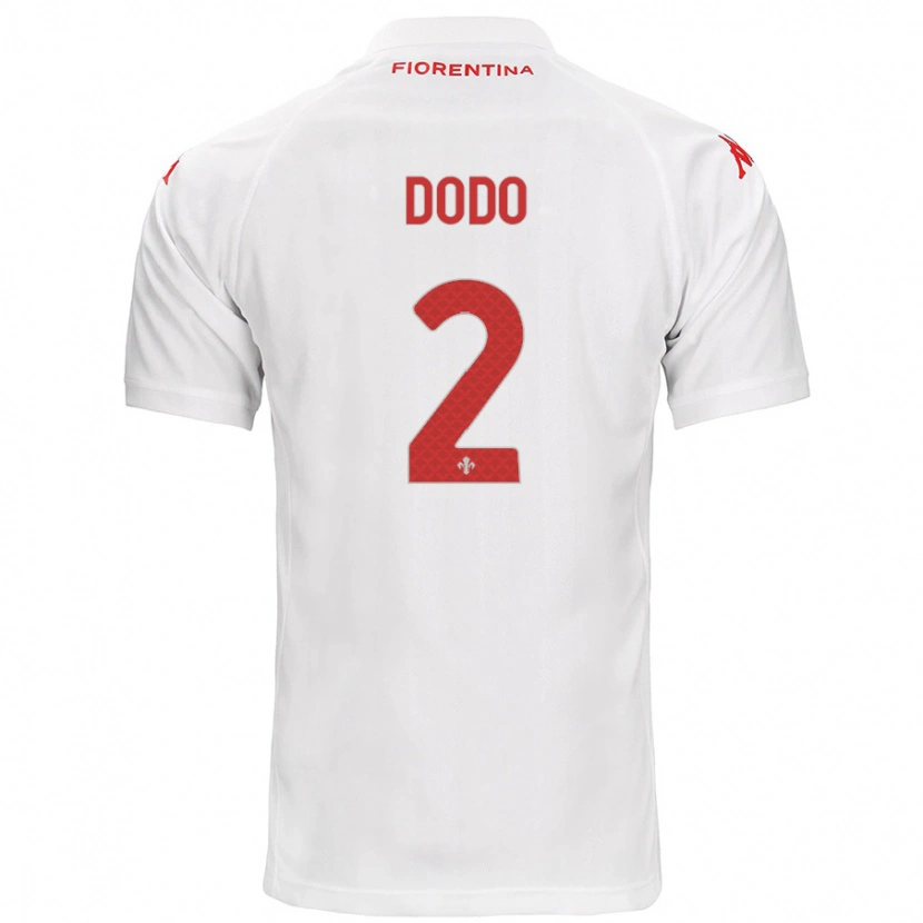 Danxenキッズドードー#2白アウェイシャツ2024/25ジャージーユニフォーム