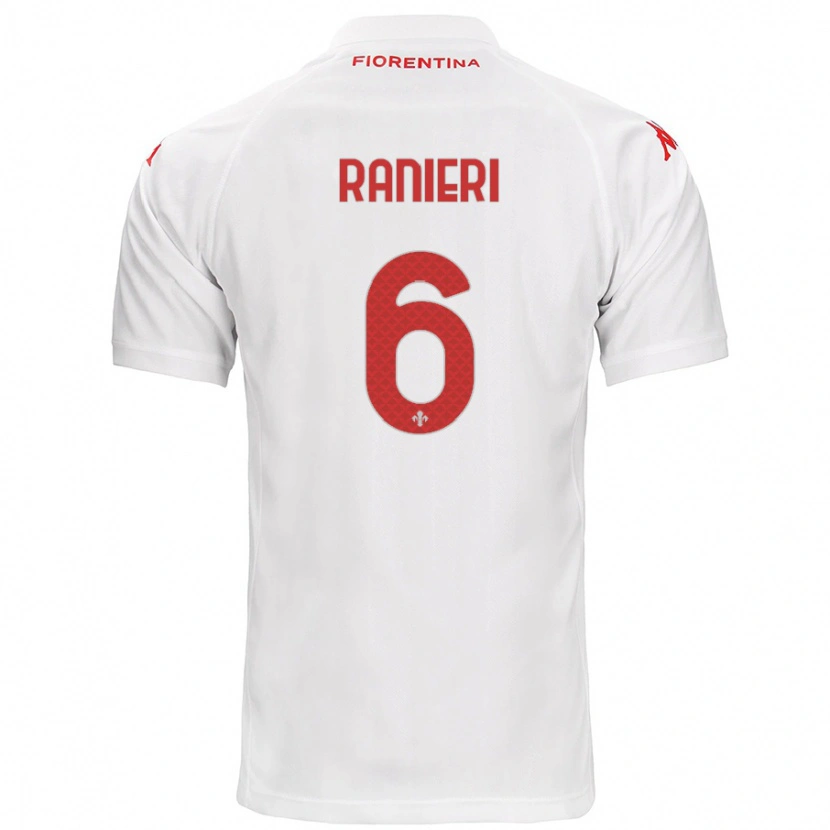 Danxenキッズルカ・ラニエーリ#6白アウェイシャツ2024/25ジャージーユニフォーム