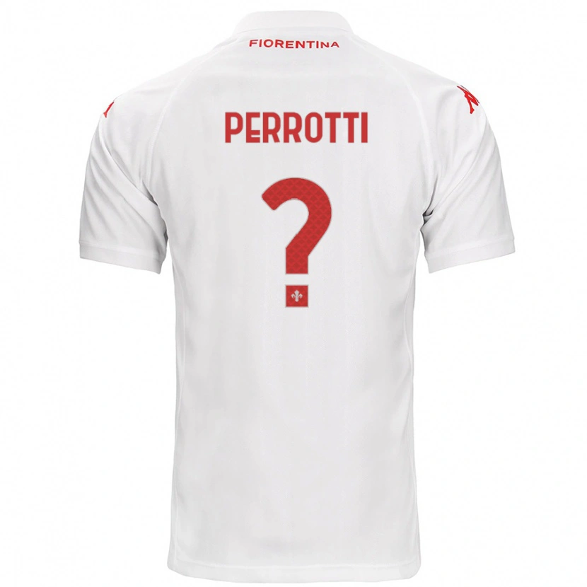 DanxenキッズAlessandro Perrotti#0白アウェイシャツ2024/25ジャージーユニフォーム