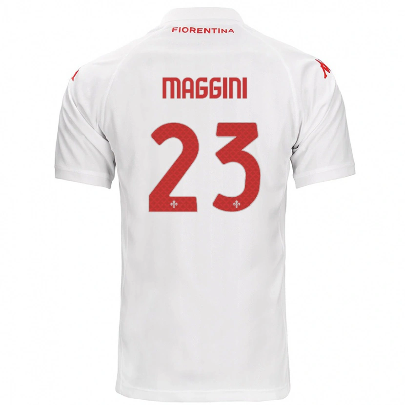 Danxenキッズフィリッポ・マッジーニ#23白アウェイシャツ2024/25ジャージーユニフォーム