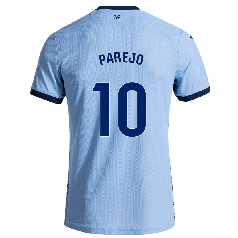Danxenキッズダニエル・パレホ#10スカイブルーアウェイシャツ2024/25ジャージーユニフォーム