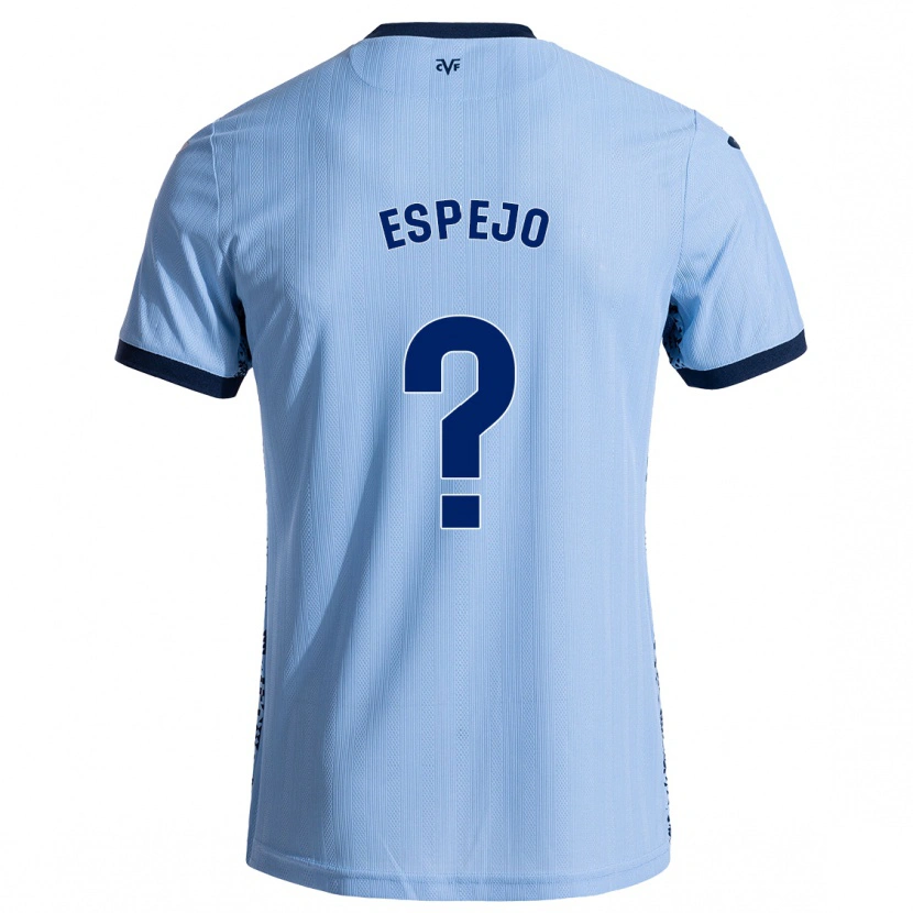 DanxenキッズJesús Espejo#0スカイブルーアウェイシャツ2024/25ジャージーユニフォーム