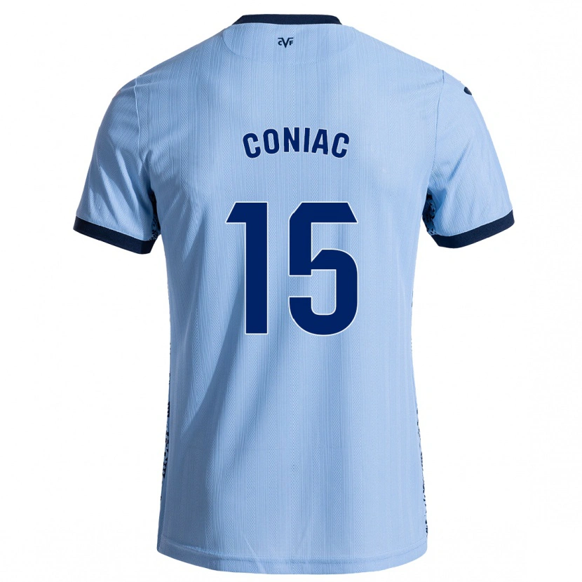 DanxenキッズEdu Coniac#15スカイブルーアウェイシャツ2024/25ジャージーユニフォーム